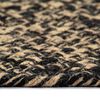 vidaXL Handmade Rug Jute Black and Brown 180 cm
