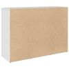vidaXL Sideboard High Gloss White 90.5x29.5x65 cm Engineered Wood