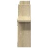 vidaXL Wall Shelves 2 pcs Sonoma Oak 38x12x38 cm Engineered Wood