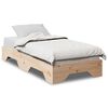 vidaXL Bed Frame No Mattress Stackable 100x200 cm Solid Wood