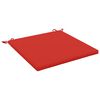 vidaXL Seat Cushions SOEST 100% Polyester Red 70 x 70 x 3 cm