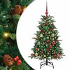 vidaXL Artificial Christmas Tree with 150 LEDs with Stand Green 120 cm