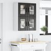 vidaXL Kitchen Cabinet 2 pcs Black 60 x 31 x 40 cm Engineered Wood