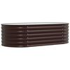 vidaXL Raised Bed Brown 160 x 80 x 44 cm Steel