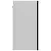 vidaXL Hanging Cabinet Lyon Black 60x31x60 cm Engineered Wood