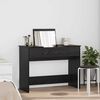 vidaXL Dressing Table Black oak 100 x 45 x 76 cm Engineered Wood