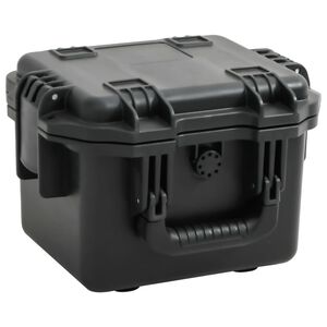 vidaXL Portable Flight Case Black 30x24,5x20 cm PP