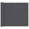 vidaXL Balcony Screen Anthracite 90x800 cm 100% Polyester Oxford