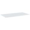 vidaXL Bookshelf Boards 8 pcs High Gloss White 80x40x1.5 cm Engineered Wood