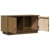vidaXL TV Cabinet Honey Brown 80x34x40 cm Solid Wood Pine