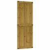 vidaXL Barn Door CORONA 70x210 cm Solid Wood Pine