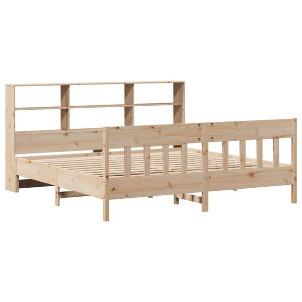 vidaXL Bed Frame without Mattress 200x200 cm Solid Wood Pine