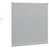 vidaXL Window Blind with Curtains Manual Silver Aluminium