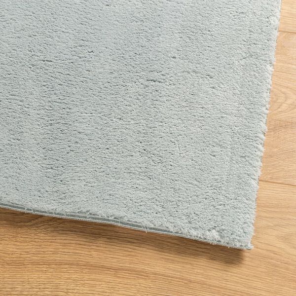 vidaXL Rug HUARTE Short Pile Soft and Washable Blue 80x250 cm