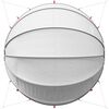 vidaXL Pool Dome Folding Manual Grey and Orange 430 x 430 x 210 cm