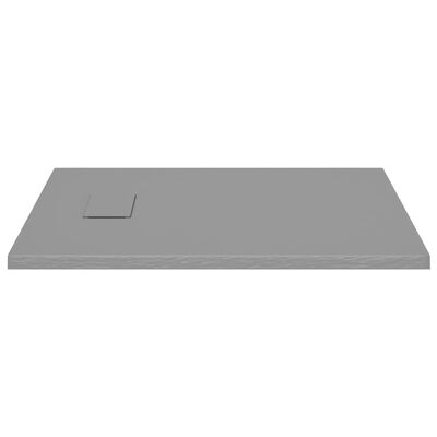 vidaXL Shower Base Tray SMC Grey 90x70 cm