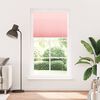 vidaXL Pleated Blind Pink 105x200 cm Fabric Width 104.4 cm Polyester
