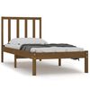 vidaXL Bed Frame without Mattress Honey Brown Solid Wood Pine 90x200 cm