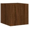 vidaXL 6 Piece TV Wall Units with LED Brown Oak Engineered Wood