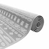 vidaXL Outdoor Rug Paisley ARAKIL Grey and White 400 x 300 cm