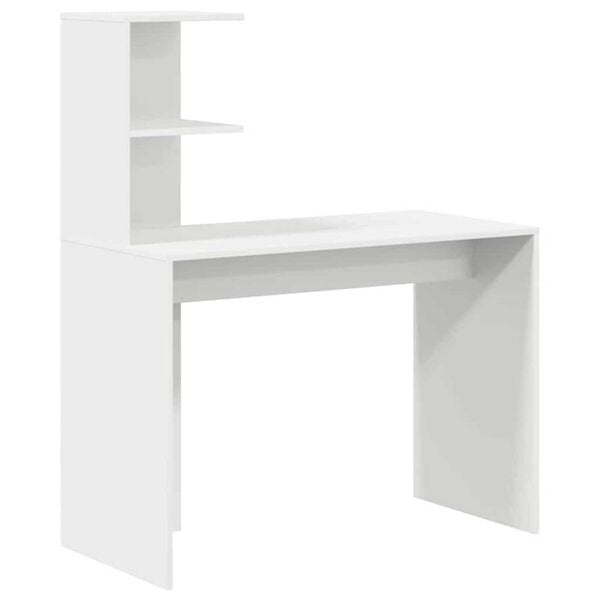 vidaXL Desk 2 pcs White
