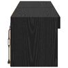 vidaXL TV Cabinets 2 pcs Black Oak 60 x 30 x 30 cm Engineered Wood