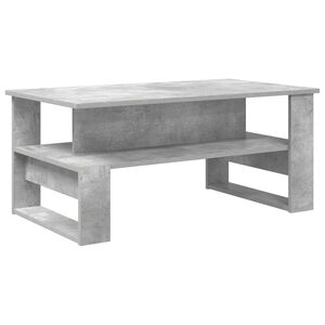 vidaXL Coffee Table Concrete Grey 90 x 50 x 40 cm Engineered Wood