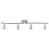vidaXL Ceiling Spotlight Nickel 61 x 10 x 12.5 cm Metal