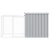 vidaXL Rabbit Cage Grey 200x91x100 cm Galvanised Steel