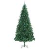 vidaXL Artificial Christmas Tree with 300 LEDs with Stand Green 300 cm