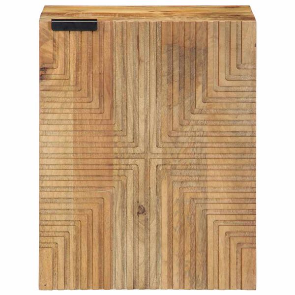 vidaXL Bathroom Hanging Cabinet Brown 38x33.5x48 cm Solid Wood Mango