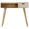 vidaXL Console Table 89x44x76 cm Solid Mango Wood