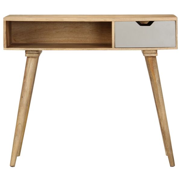 vidaXL Console Table 89x44x76 cm Solid Mango Wood
