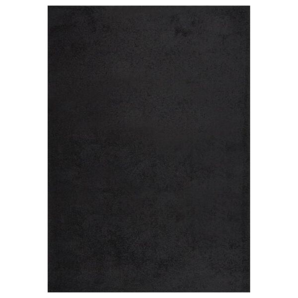 vidaXL Shaggy Rug High Pile Black 120x170 cm