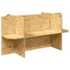 vidaXL Terrarium Base Brown 100 x 50 x 50 cm OSB