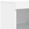 vidaXL Sideboard with LED Lights White 41x37x100 cm