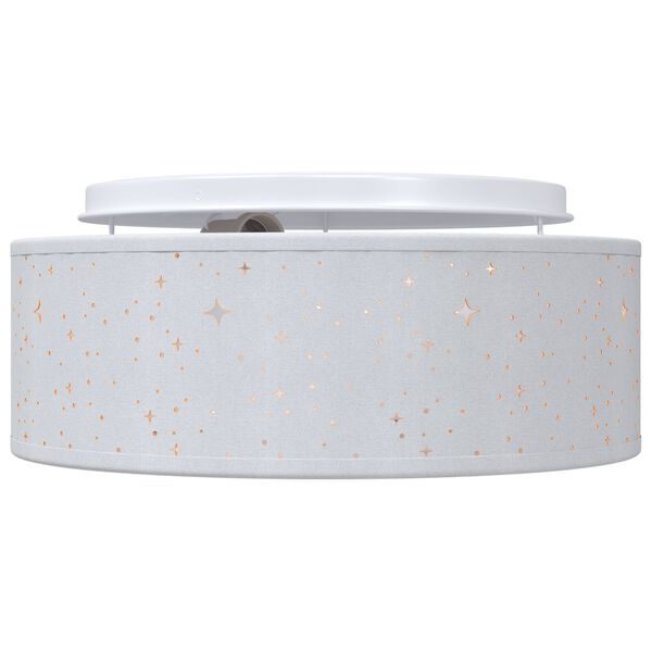 vidaXL Ceiling Lamp Grey 30 x 13.5 cm Fabric
