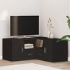 vidaXL Corner Cabinet Black 160x40x45 cm Engineered Wood