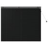 vidaXL Venetian Blind Black 160 x 130 cm 35 mm Solid Paulownia Wood
