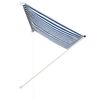 vidaXL Retractable Awning 250x150 cm Blue and White