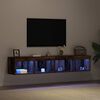 vidaXL TV Cabinet Set 2 pcs Old wood 80 x 30 x 30 cm Engineered Wood