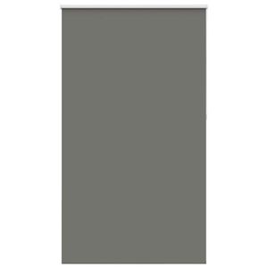 vidaXL Roller Blind Blackout Grey 140x210 cm Fabric Width 136.6 cm Polyester