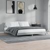 vidaXL Bed Frame without Mattress Concrete Grey 160x200 cm