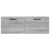 vidaXL Wall Cabinet Grey Sonoma 100x36.5x35 cm Engineered Wood