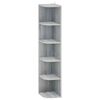 vidaXL Corner Shelf 5-Tier 25 x 31 x 131 cm Engineered Wood