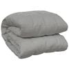 vidaXL Weighted Blanket Grey 220x240 cm King 11 kg Fabric