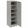 vidaXL Shoe Cabinet Concrete Grey 30x35x100 cm Engineered Wood