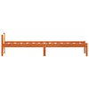 vidaXL Bed Frame Wax Brown 195.5 x 95.5 x 51 cm Solid Pine Wood