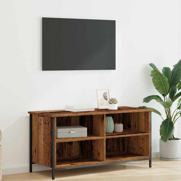 vidaXL TV Cabinet Old Wood 100 x 40 x 50 cm Engineered Wood