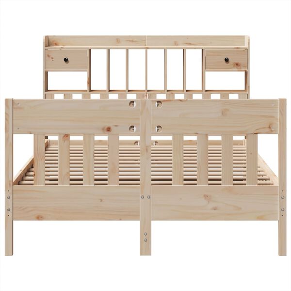 vidaXL Bed Frame without Mattress 160x200 cm Solid Wood Pine